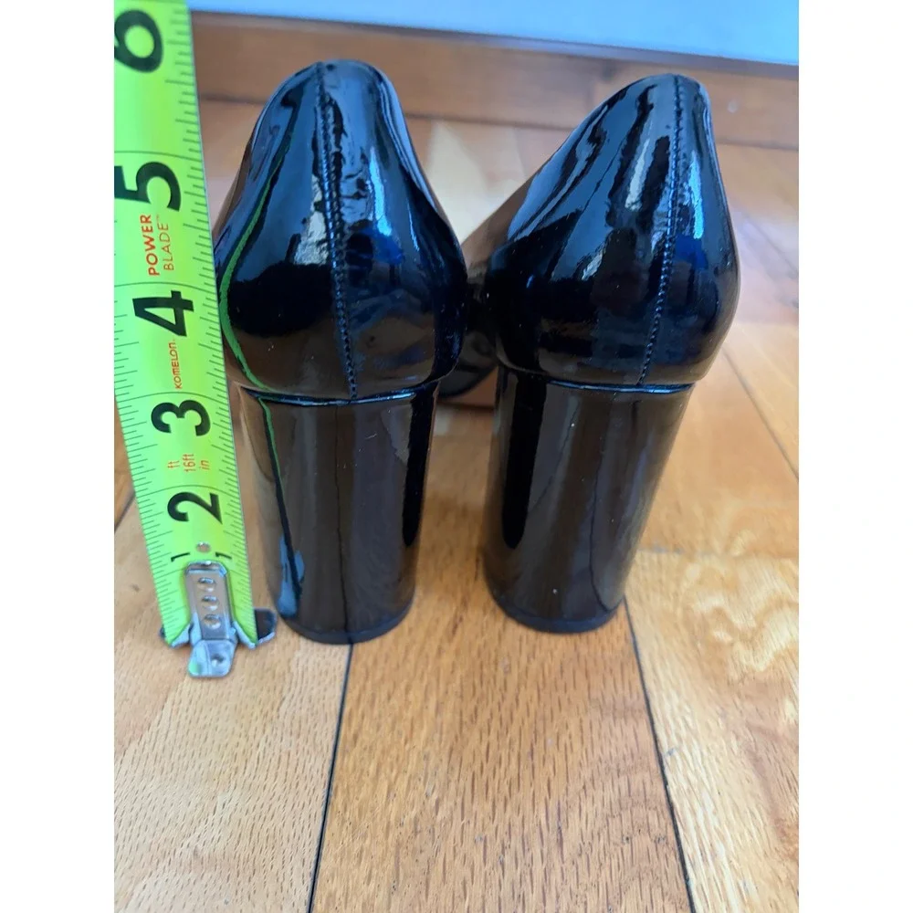 Banana Republic Women's Size 7 Shoes Black Patent Leather Career Heels